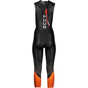 2024 Huub Mens Araya Sleeveless Wetsuit - Black / Orange